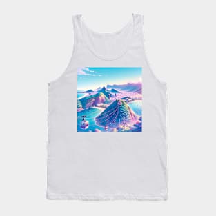 Rio de Janeiro Pão de Açúcar Concept Art Tank Top